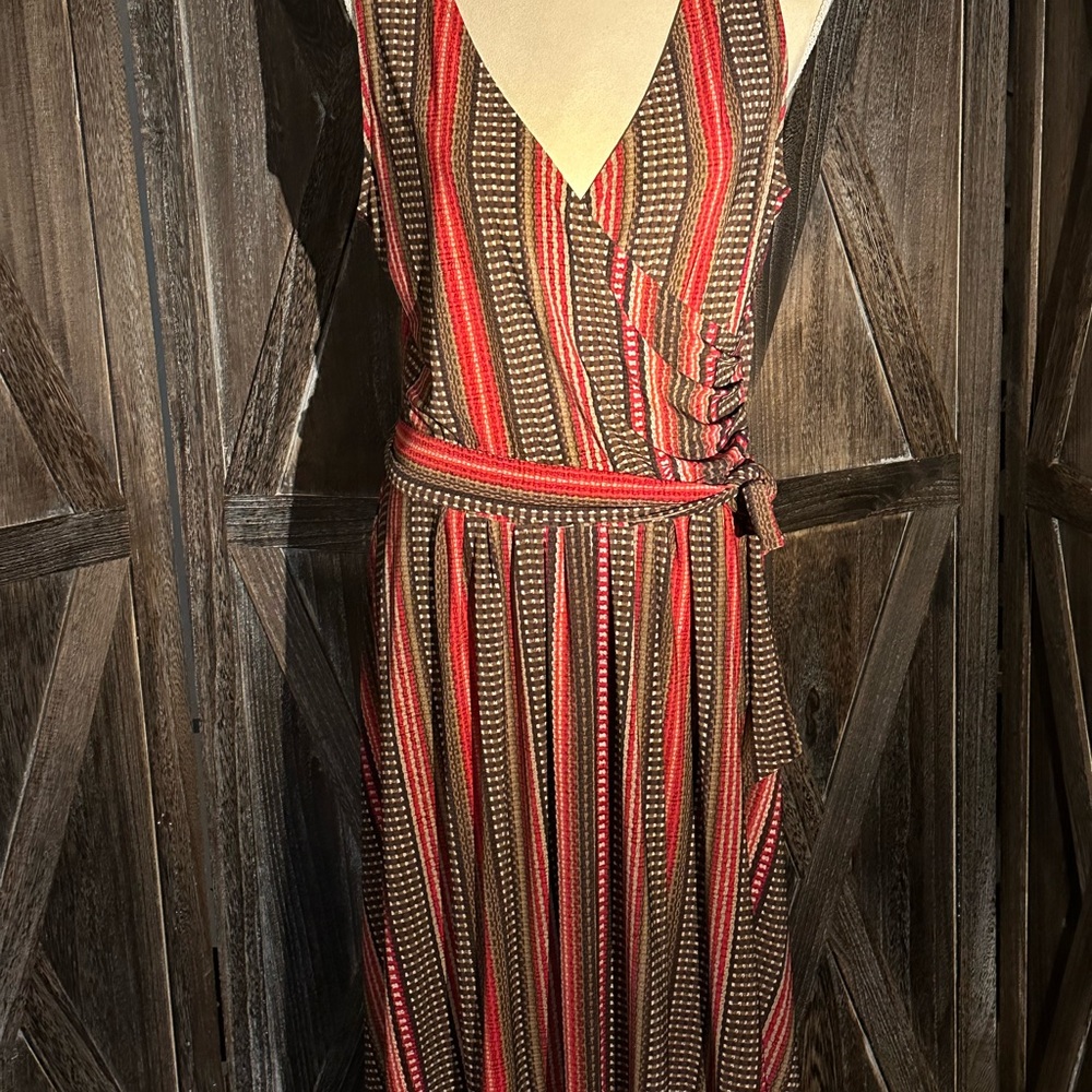 Like New Ralph Lauren faux wrap dress size Large.